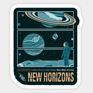 Pursuit of New Horizons Sticker